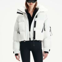 shoreditch ski club diana shell puffer jacket - s