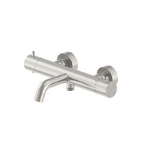 mezclador de bano y ducha en acero inoxidable 316l color inox satinato