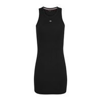tommy jeans vestido negro dw0dw17406-bds