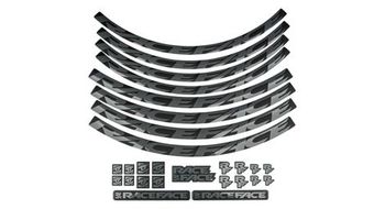 Kit de ruedas race face pegatinas gris