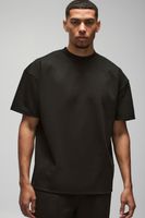 camiseta oversize premium super gruesa negro