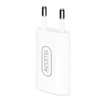 Cargador de pared Accetel AC120 USB-A 5W compacto sin cable