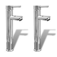 grifos mezcladores para cuarto de bano 2 uds cromado cfw72912