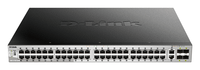 switch gestionable l3 d-link stackable dgs-3130-54pse 48p poe 370w giga  2p 10g  4p 10g sfp