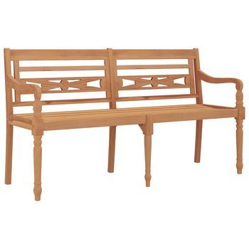 Banco Batavia Madera Maciza De Teca 150 Cm