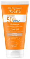 avene fluido solar con color pieles sensibles normales a mixtas spf50 50 ml