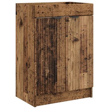 Cabinet Debajo Del Fregadero Madera Envejecida Vidaxl