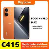 telefono celular original poco x8 pro max 5g nfc con bateria grande de 8500 mah procesador mediatek dimensity 9500s pantalla amoled de 683 pulgadas y 120 hz carga rapida hypercharge de 100 w