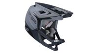 casco kenny split gris negro