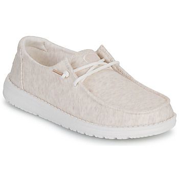 HEYDUDE Zapatos Wendy Stretch Jersey Oatmeal para mujer