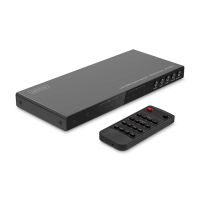 conmutador matricial hdmi 4x2 digitus con multi-visor 4k30hz
