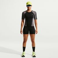 nike tempo   mallas para correr mujeres - negro plateado
