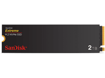 Disco duro SSD interno 2TB - SanDisk Extreme® M.2 NVMe SSD, Hasta 5150 MB/s lectura, Interfaz PCIe® Gen4, Negro