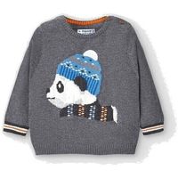 mayoral abrigo 2346 jersey panda gris para nino