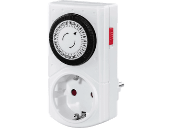 Adaptador enchufe - Hama 69223301, Temporizador, 3680 W, Silencioso, Blanco