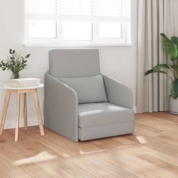Vidaxl Sofá Cama Gris Nube 65 X 80 X 83 Cm Tela