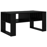 mesa de cafe roble negro 92 x 495 x 45 cm madera de ingenieria vidaxl