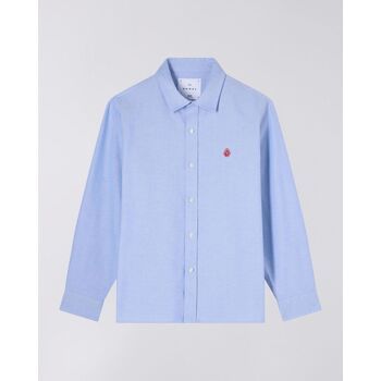 Edwin Camisa manga larga I034964 BIG OX-SHIRT-01.67 BLUE para hombre