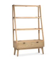 libreria de madera beige anch 100 cm