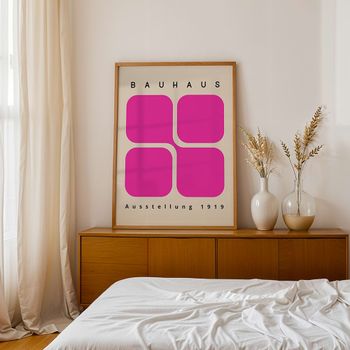 Poster formas rosas, 50x70 cm