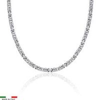 cadena bizantina para hombre de plata 925 40 mm