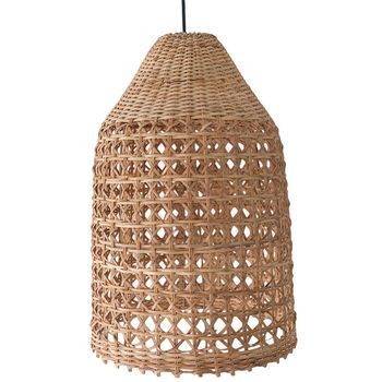Lámpara De Techo De Ratán - Lámpara Colgante Diseño Boho Bali  - Fai Natural
