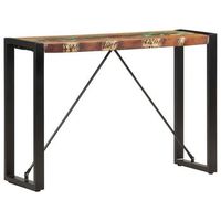 mesa consola de madera maciza reciclada 110x35x76 cm vidaxl