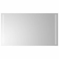 espejo de bano con led 70x40 cm vidaxl