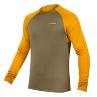 maillot de ciclismo endura singletrack fleece naranja oscuro talla m