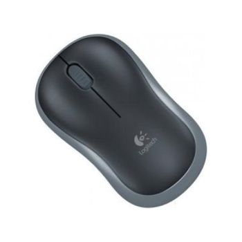 Ratón Logitech inalámbrico 1000 DPI ergonómico 3 botones gris alcance 10m