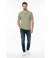 ax armani exchange para hombre xm002165af20139u7210 polo contemporaneo verde s casual algodon manga corta