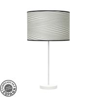 sobremesa alto moda 1xe27 blancosurco gris 63x30x30 cm