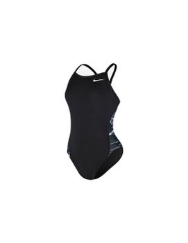 Bañador de Natación Nike Racerback One Piece Mujer Negro