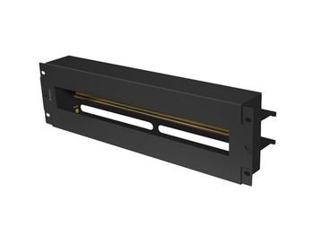PANEL LANBERG DE DISTRIBUCION DE TENSION 19´´ 3U CON RAIL DIN TS-35 NEGRO