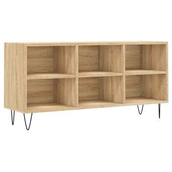 Mueble De Tv | Mueble De Salón | Gabinete De Tv Madera De Ingeniería Roble Sonoma 103,5x30x50 Cm