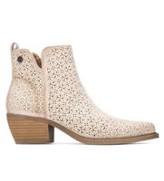 refresh para mujer 17504104-hielo botines 175041 blanco 40 marron 3 a 5cm cremallera casual