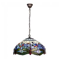 lampara colgante belle epoque tiffany
