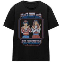 steven rhodes camiseta say no to sports para mujer