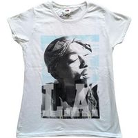 tupac tops y camisetas la skyline para mujer