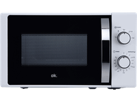 microondas - ok omw 2024-3 w 700 5 niveles de potencia 20 l control mecanico blanco