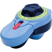 dymo junior embosser - impresora rotuladora de etiquetas de relieve 3d  sistema de giro y clic  diseno abs ultrarresistente  estampadora para uso domestico y proyectos de manualidades - s0717910