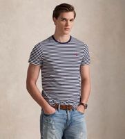 polo ralph lauren para hombre 710956828502 camiseta de punto custom slim fit marino xs casual algodon manga corta