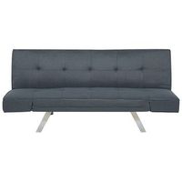 sofa cama 3 plazas tapizado azul oscuro sin apoyabrazos moderno bristol ii