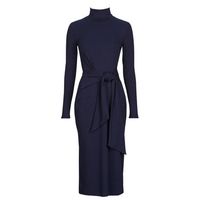 lauren ralph lauren vestido largo vaureen-long sleeve-day dress para mujer