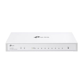 Switch TP-Link 8 Puertos Gigabit Intel, Gestionado, PoE, Sin Ventilador, Blanco