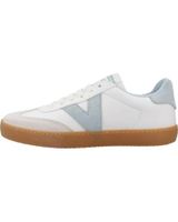 de victoria victoria berlin 1126206 - zapatillas sneakers blancas celeste cleste