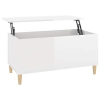 mesa de centro 445x90x45 cm madera trabajada y madera maciza de eucalipto - blanco