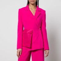 stine goya amena crepe blazer - xs