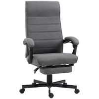 silla de oficina 68x67x119 cm gris
