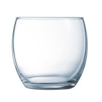 juego de 6 vasos bajos vidrio templado 34 cl
